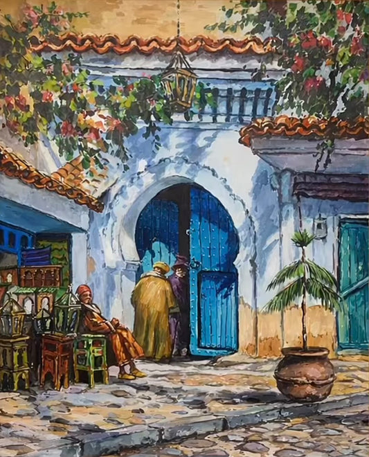 Porte Bleue de la
Médina